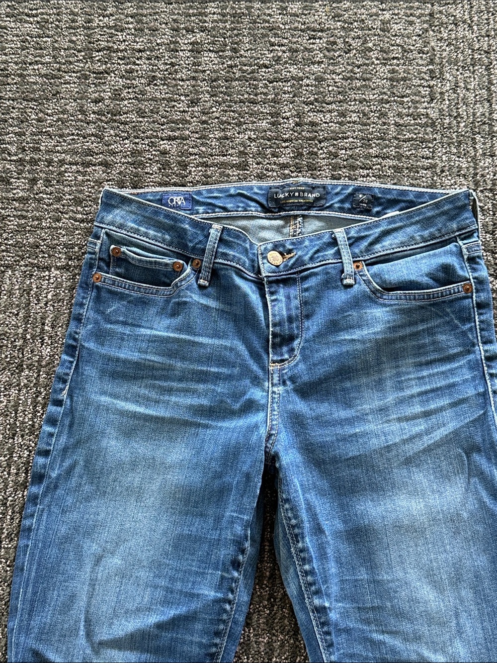 Lucky Brand Women's Indigo Skinny Jeans - Picture 2 of 6